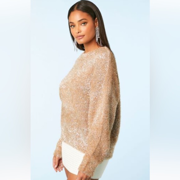 Occassion Metallic Knit Sweater - Picture 7 of 16